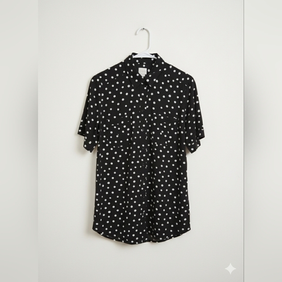 Chico's Tops - No Iron™ Polka Dot Shirt
